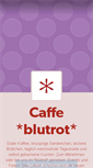 Mobile Screenshot of caffe-blutrot.de